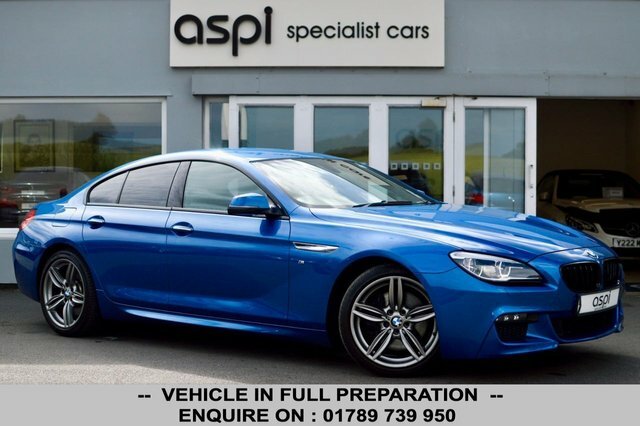 BMW 6 Series Gran Coupe 640D M Sport Saloon Blue