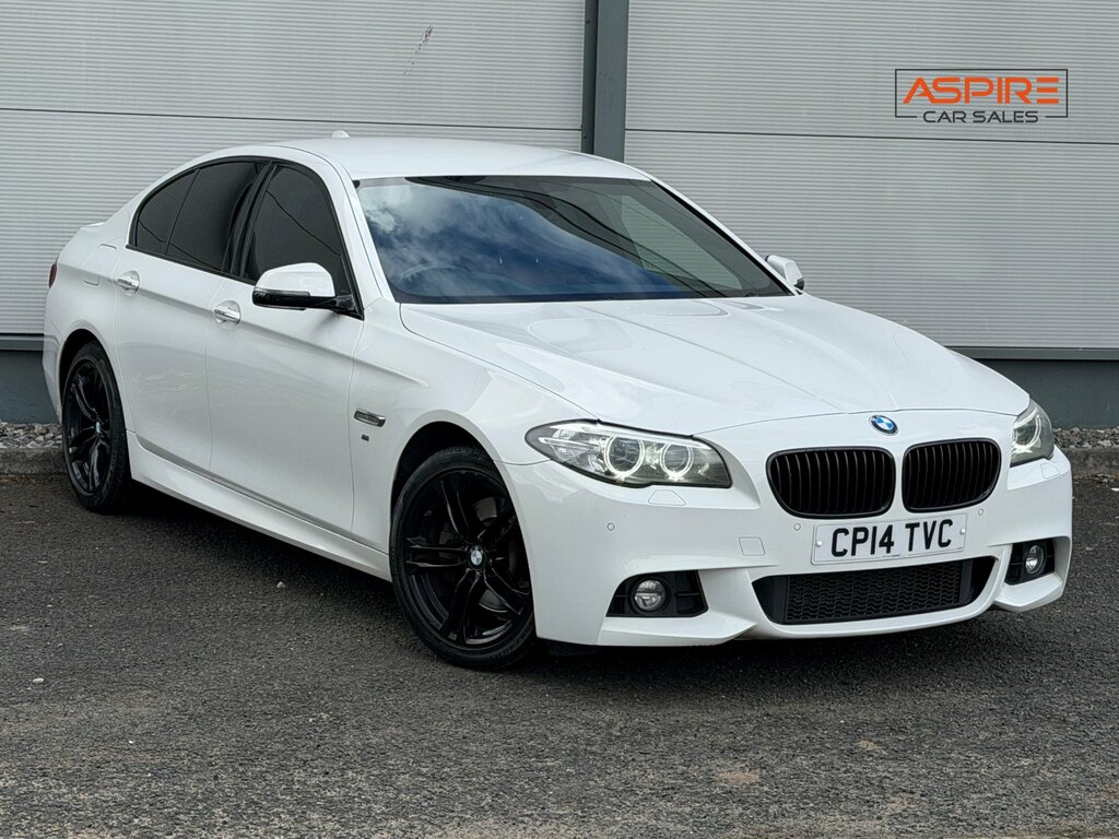 BMW 5 Series 2.0 520D M Sport Saloon Euro 6 S White