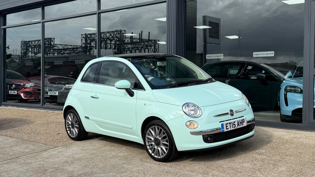 Fiat 500 1.2 Lounge Euro 6 Ss Green