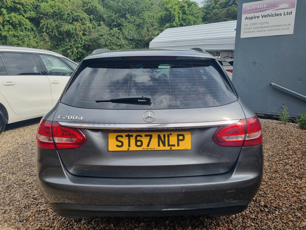 Mercedes-Benz C Class Estate 1.6 C200d Se 2018 ST67NLP Grey #5