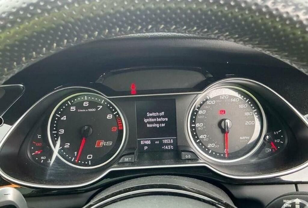 Audi RS4 Avant 4.2 Fsi V8 S Tronic Quattro Euro 5 201414 Black #4