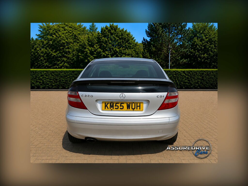 Mercedes-Benz C Class 2.1 C220 Cdi Se Coupe 174 G Silver #2