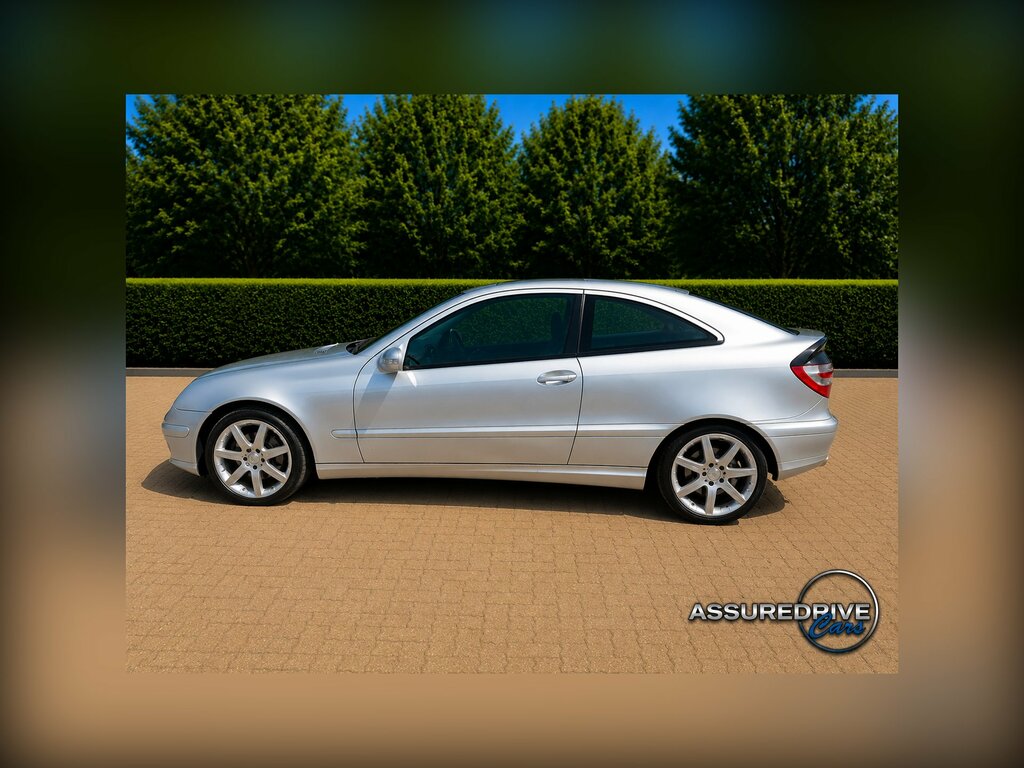 Mercedes-Benz C Class 2.1 C220 Cdi Se Coupe 174 G Silver #4