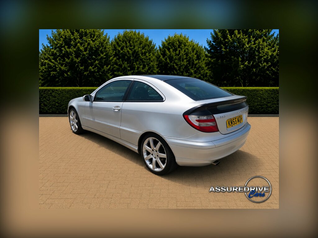 Mercedes-Benz C Class 2.1 C220 Cdi Se Coupe 174 G Silver #3