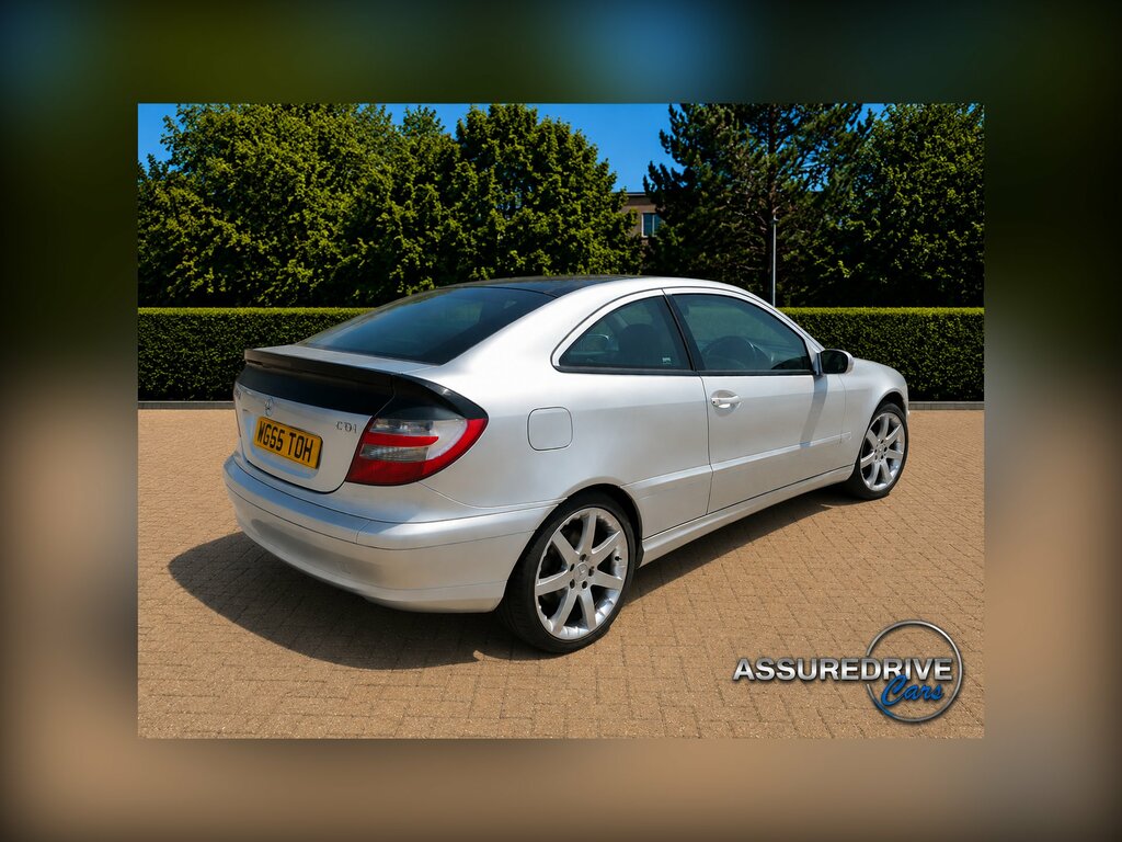 Mercedes-Benz C Class 2.1 C220 Cdi Se Coupe 174 G Silver