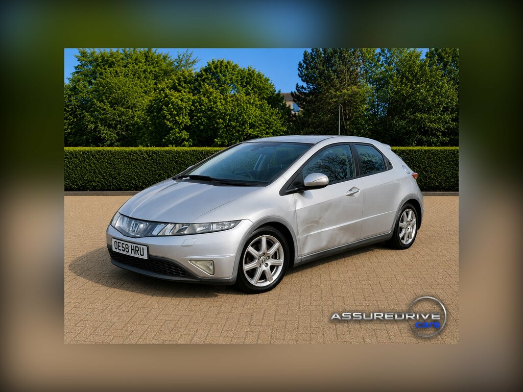 Honda Civic 1.8 I-vtec Ex Hatchback 156 Gk OE58HRU Silver #6