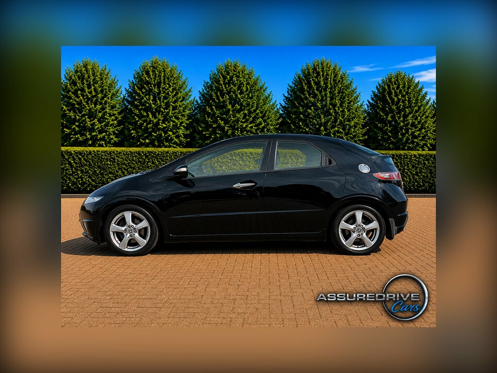Honda Civic 1.4 I-vtec Si Hatchback 135 Gk Black #6