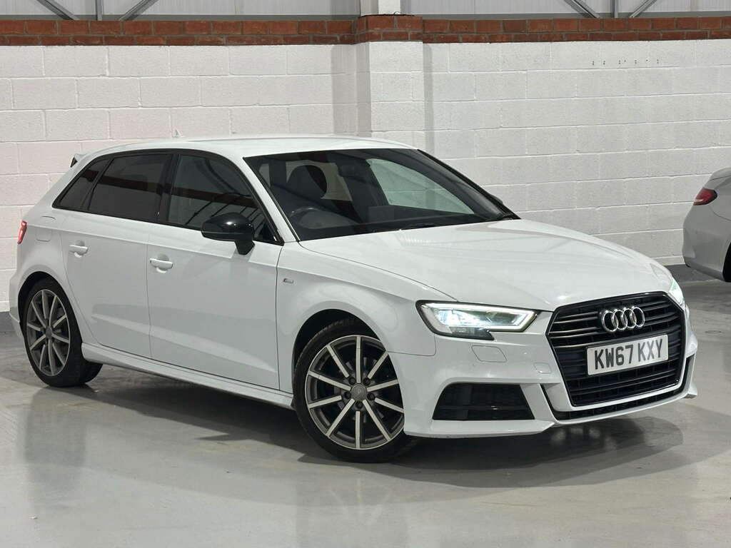 Audi A3 2.0 A3 Sportback Black Edition Tdi KW67KXY White