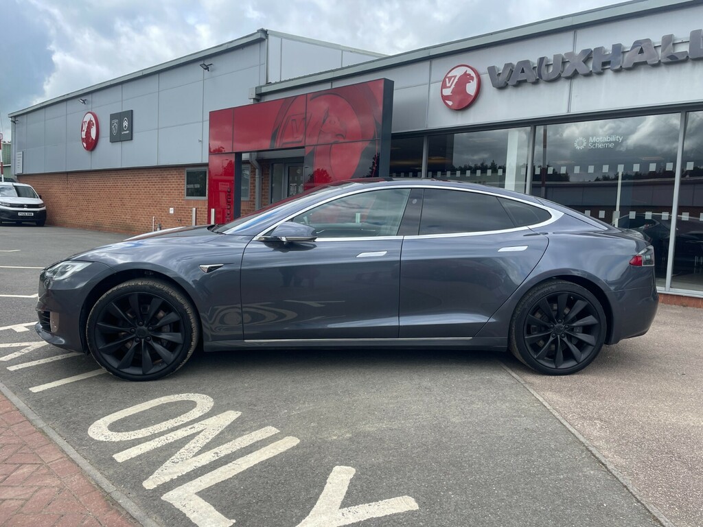 Tesla Model S 100D With Enhanced Full Leather, 21 Tu Silver #2