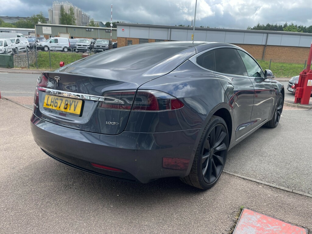 Tesla Model S 100D With Enhanced Full Leather, 21 Tu Silver #5