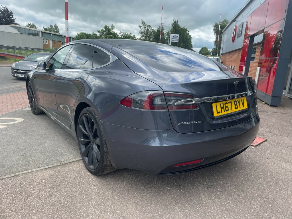 Tesla Model S 100D With Enhanced Full Leather, 21 Tu Silver #3