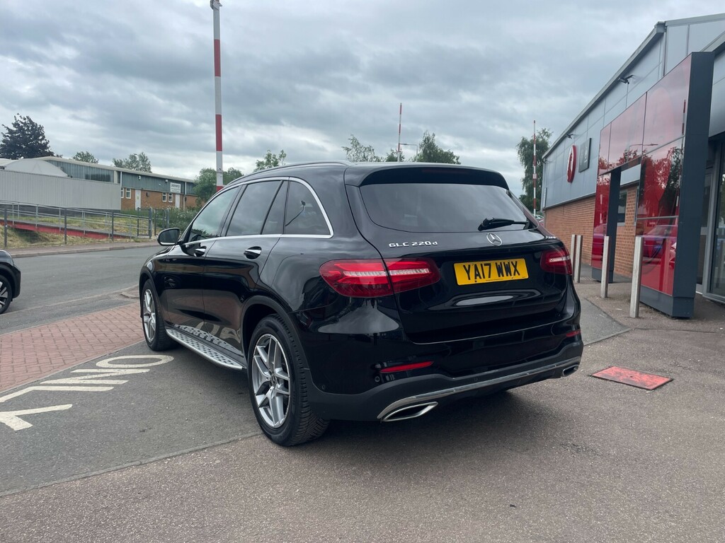Mercedes-Benz GLC Class 220D Amg Line Premium 4Matic With Panora YA17WWX Black #3