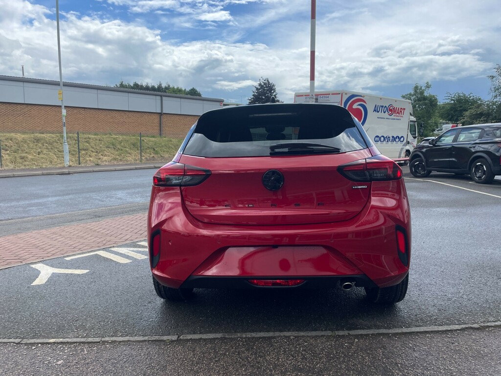 Vauxhall Corsa Ultimate 1.2T 110Ps Mhev Hybrid E-dct6 Red #4