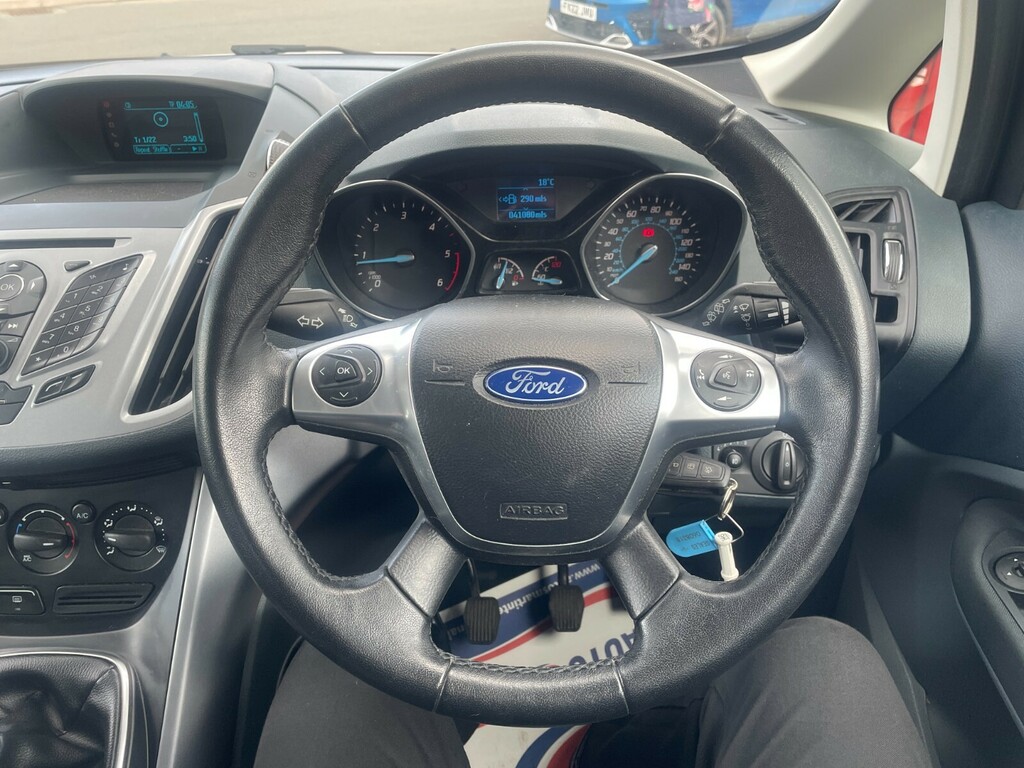 Ford C-Max 1.6 Tdci Zetec 5Dr- Reversing Sensors, Cd-player, White #19