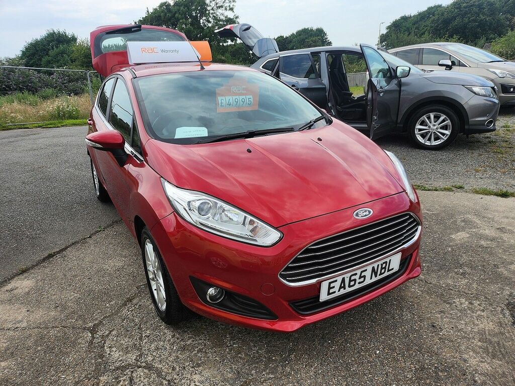 Ford Fiesta Zetec 1.0 80Ps Startstop EA65NBL Red #3