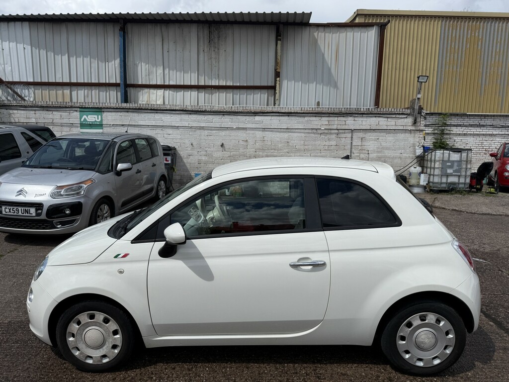 Fiat 500 Hatchback 0.9 Twinair Lounge Dualogic Euro 5 Ss BW64WCF White #6