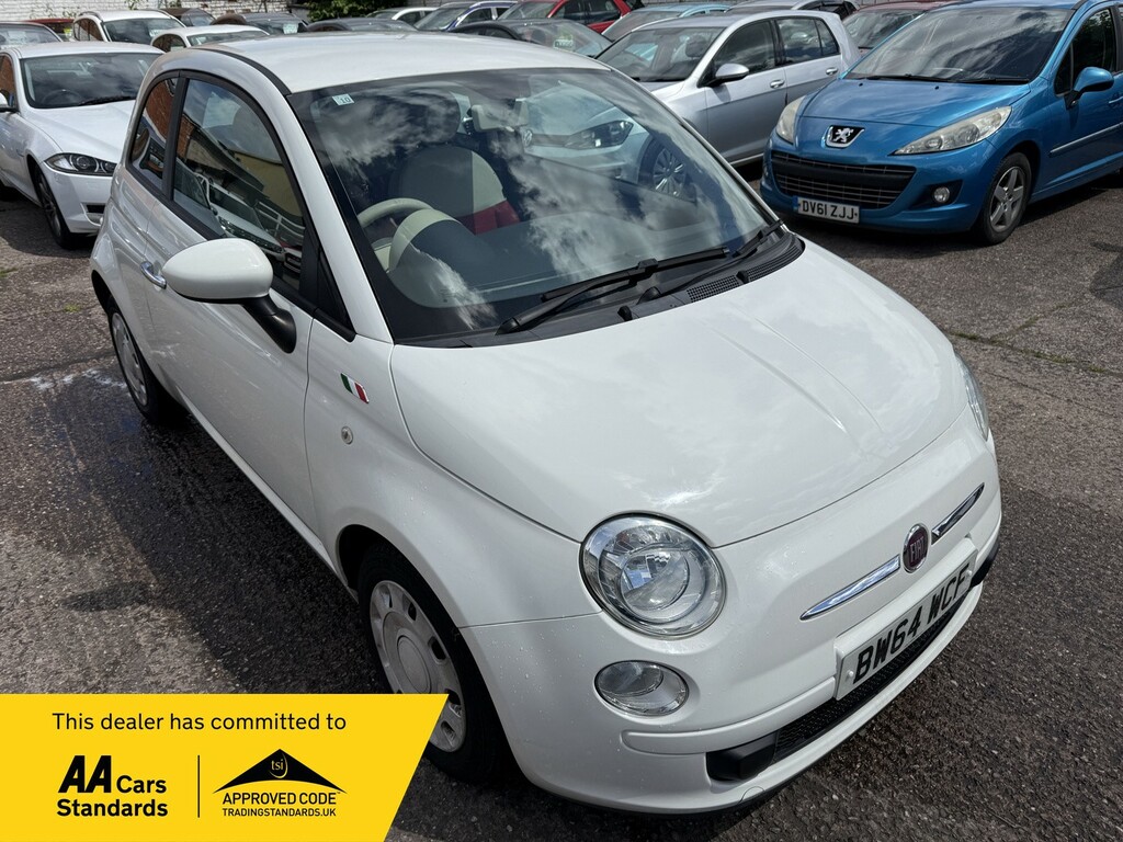 Fiat 500 Hatchback 0.9 Twinair Lounge Dualogic Euro 5 Ss White