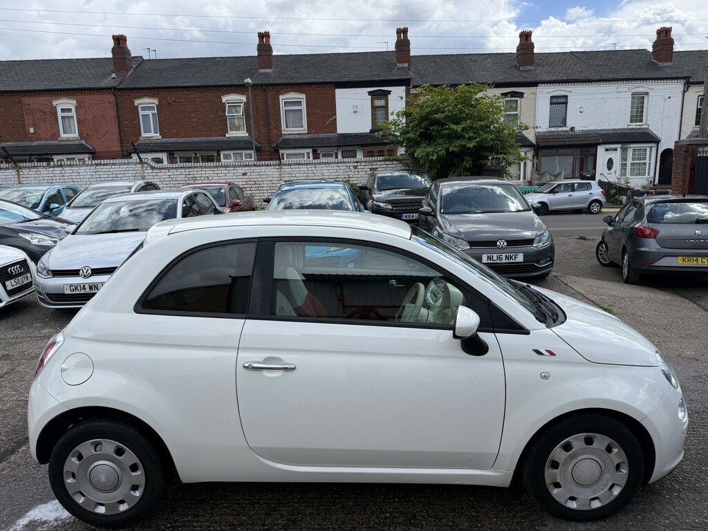 Fiat 500 Hatchback 0.9 Twinair Lounge Dualogic Euro 5 Ss BW64WCF White #2
