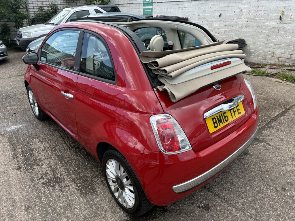 Fiat 500C Convertible 1.2 Lounge 201616 Red #5