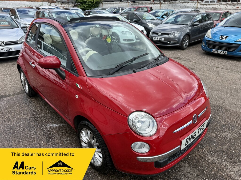 Fiat 500C Convertible 1.2 Lounge 201616 Red