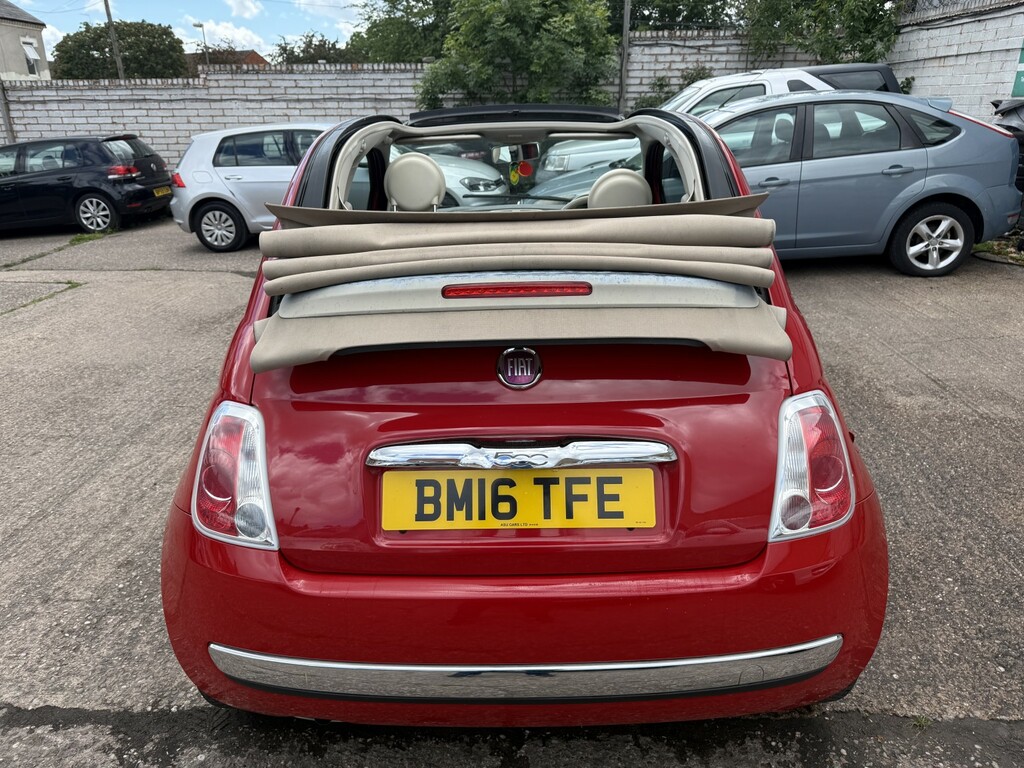 Fiat 500C Convertible 1.2 Lounge 201616 Red #4