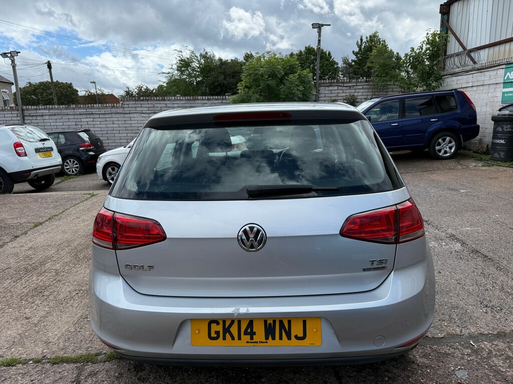 Volkswagen Golf Hatchback 1.2 Tsi Bluemotion Tech S 201414 GK14WNJ Silver #4