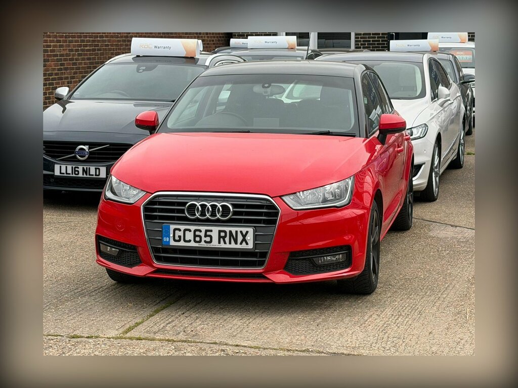 Audi A1 1.4 Tfsi Sport Sportback S Tronic Euro 6 Ss GC65RNX Red #4