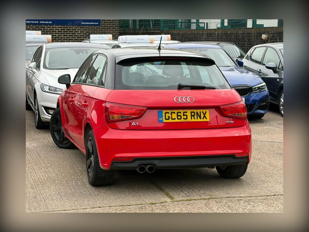 Audi A1 1.4 Tfsi Sport Sportback S Tronic Euro 6 Ss GC65RNX Red #6