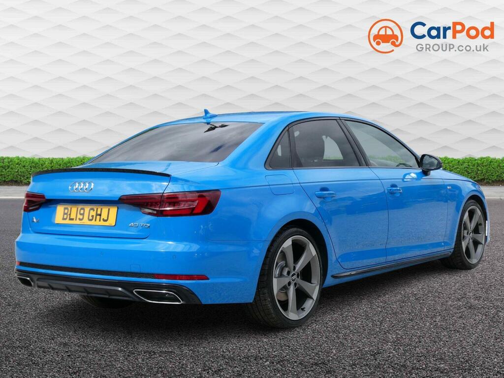Audi A4 Saloon 2.0 Tdi 40 Black Edition S Tronic Euro 6 S BL19GHJ Blue #3