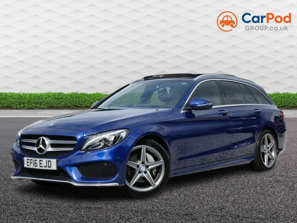 Mercedes-Benz C Class 2.1 C220d Amg Line Premium Plus 7G-tronic Euro Blue