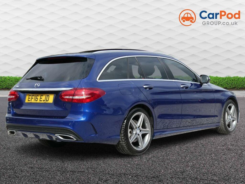 Mercedes-Benz C Class 2.1 C220d Amg Line Premium Plus 7G-tronic Euro Blue #3