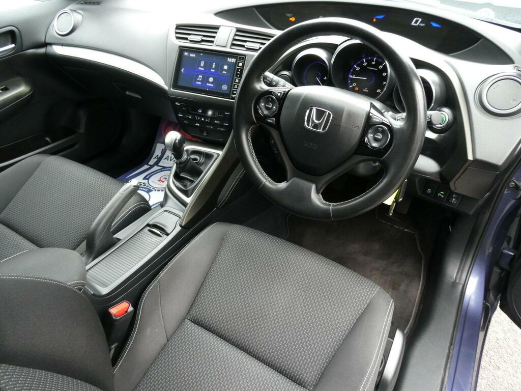 Honda Civic 1.8 I-vtec Se Plus Euro 6 Ss Blue #2