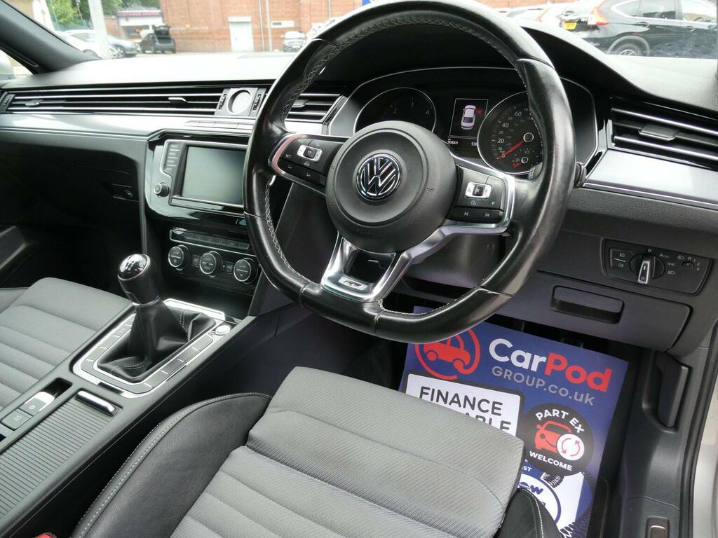 Volkswagen Passat 2.0 Tdi Bluemotion Tech R-line Euro 6 Ss Silver #2