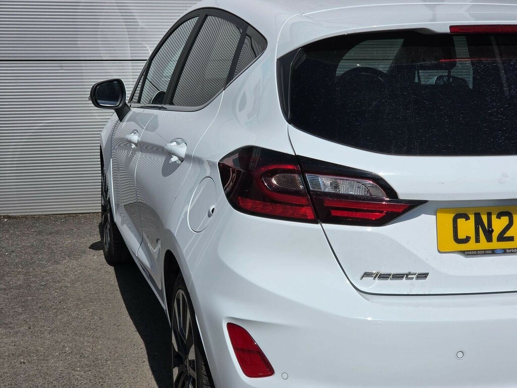 Ford Fiesta 1.0T Ecoboost Mhev Titanium X Dct Euro 6 Ss CN23UVE White #2