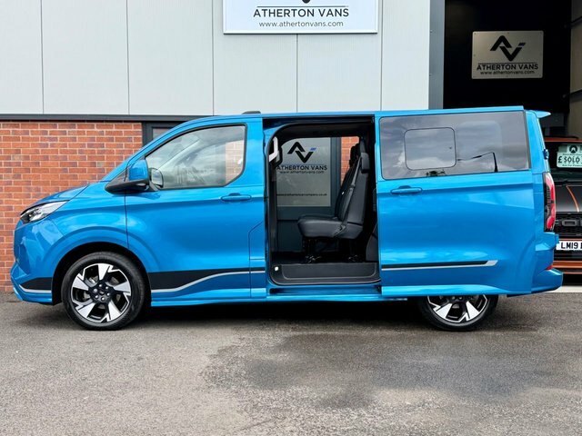 Ford Transit Custom 2.5 320 Duratec 11.8Kwh Sport Combi Van DY74OHB Blue #5