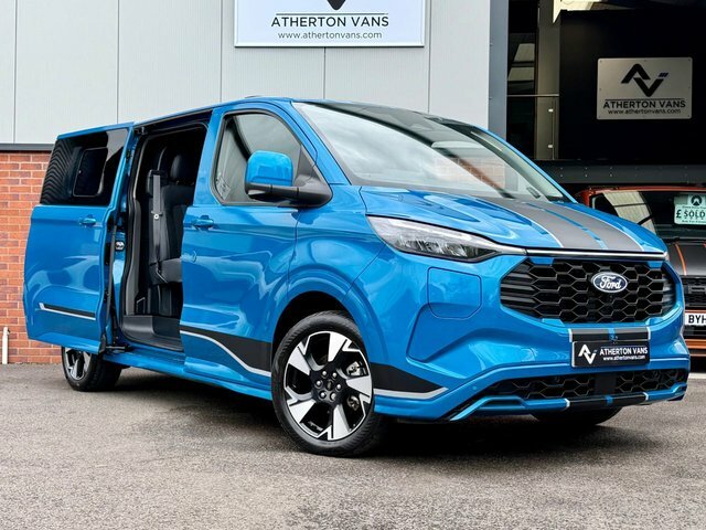 Ford Transit Custom 2.5 320 Duratec 11.8Kwh Sport Combi Van DY74OHB Blue #6