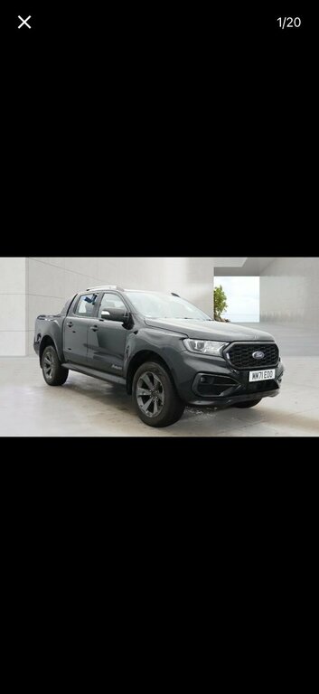 Ford Ranger 2.0 Ecoblue Wildtrak Ms-rt Pickup Double Cab 4 MM71EOO Black