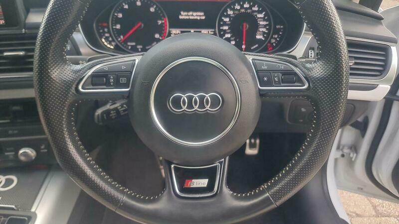 Audi S Line Nav White #23