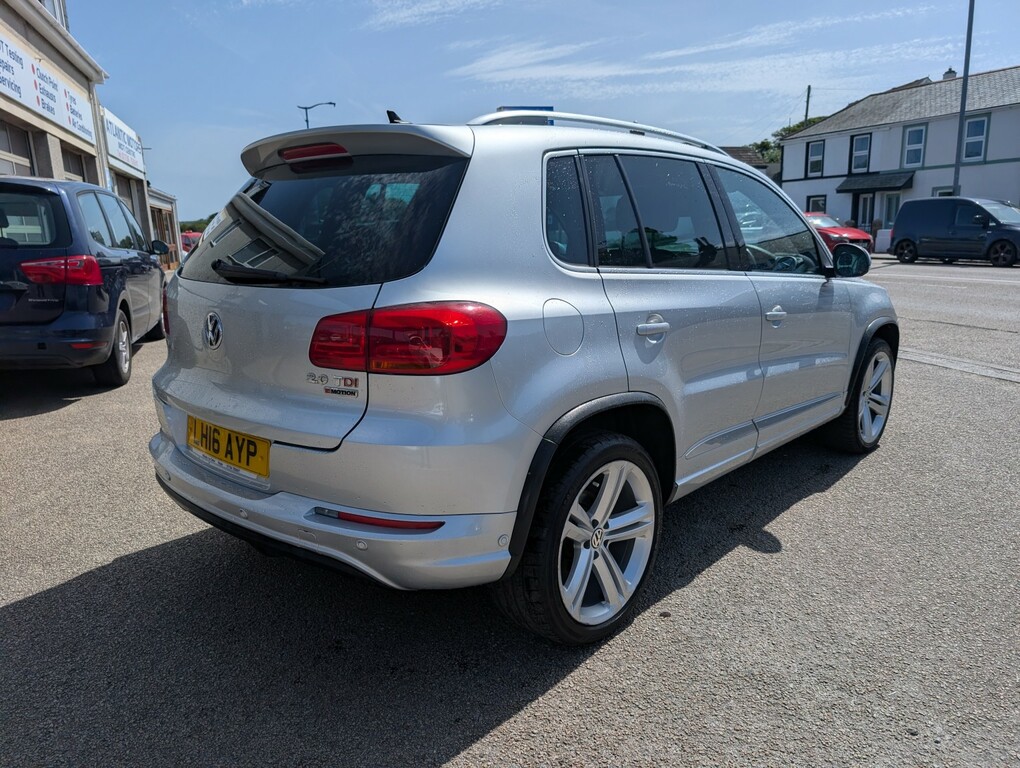 Volkswagen Tiguan 2.0 Tdi Bluemotion Tech R-line Edition LH16AYP Silver #6
