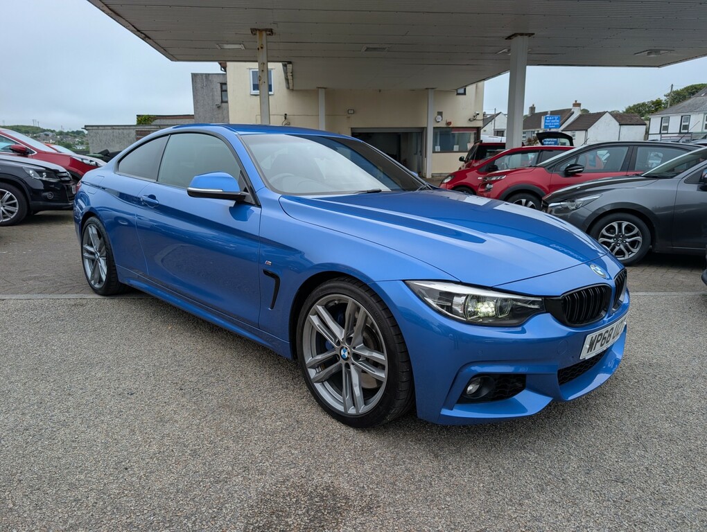 BMW 4 Series Gran Coupe 3.0 430D M Sport Coupe WP68UZT Blue #2