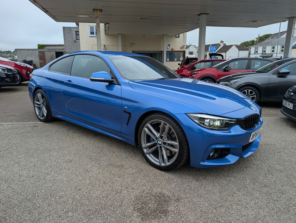 BMW 4 Series Gran Coupe 3.0 430D M Sport Coupe WP68UZT Blue #3