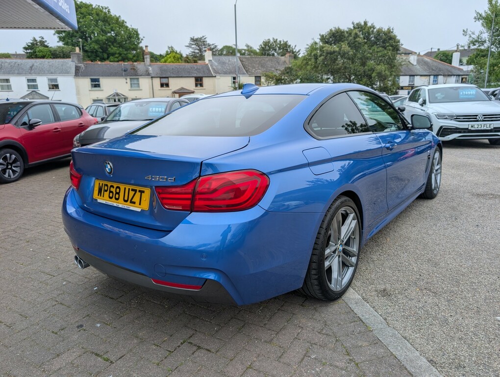 BMW 4 Series Gran Coupe 3.0 430D M Sport Coupe WP68UZT Blue #6