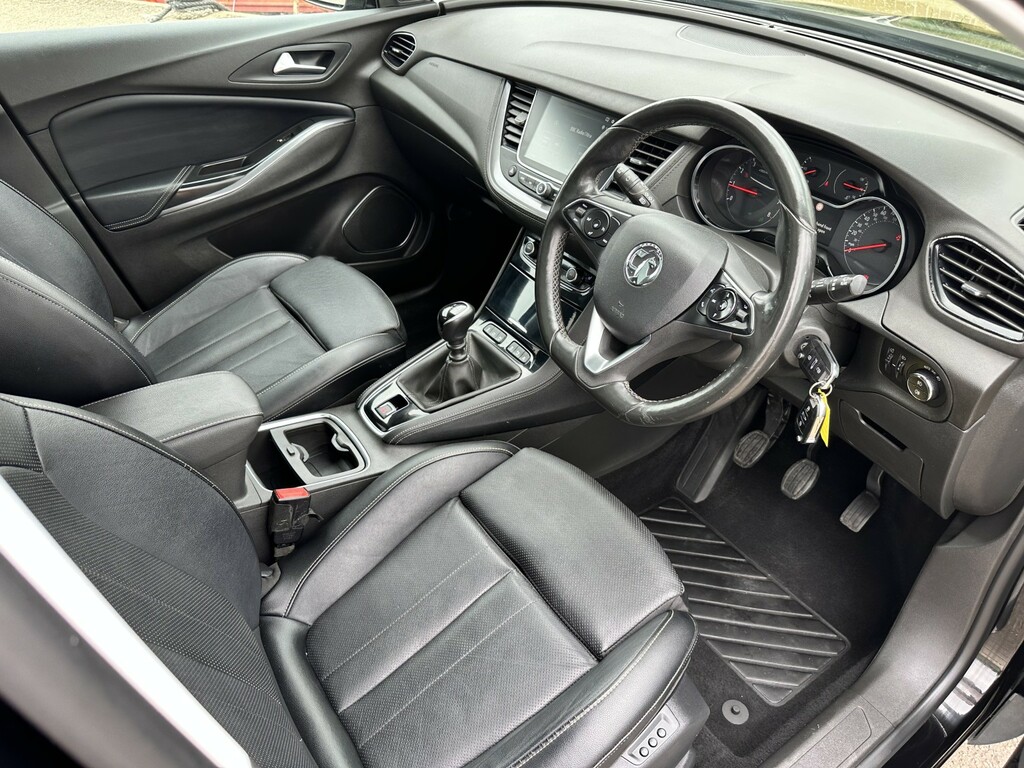 Vauxhall Grandland X 1.2 Turbo Elite Nav ML69FKN Black #3
