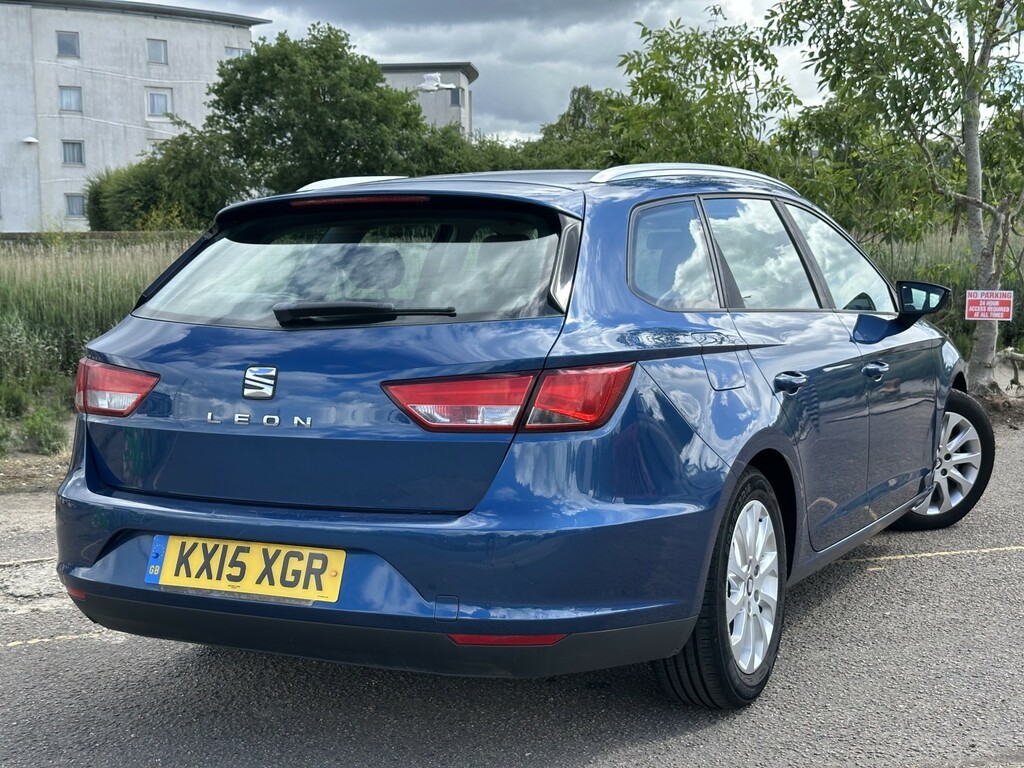 Seat Leon 1.6 Tdi Ecomotive Cr Se Blue #4