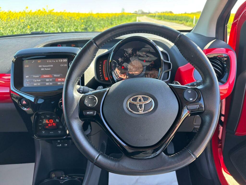 Toyota Aygo Hatchback Red #13