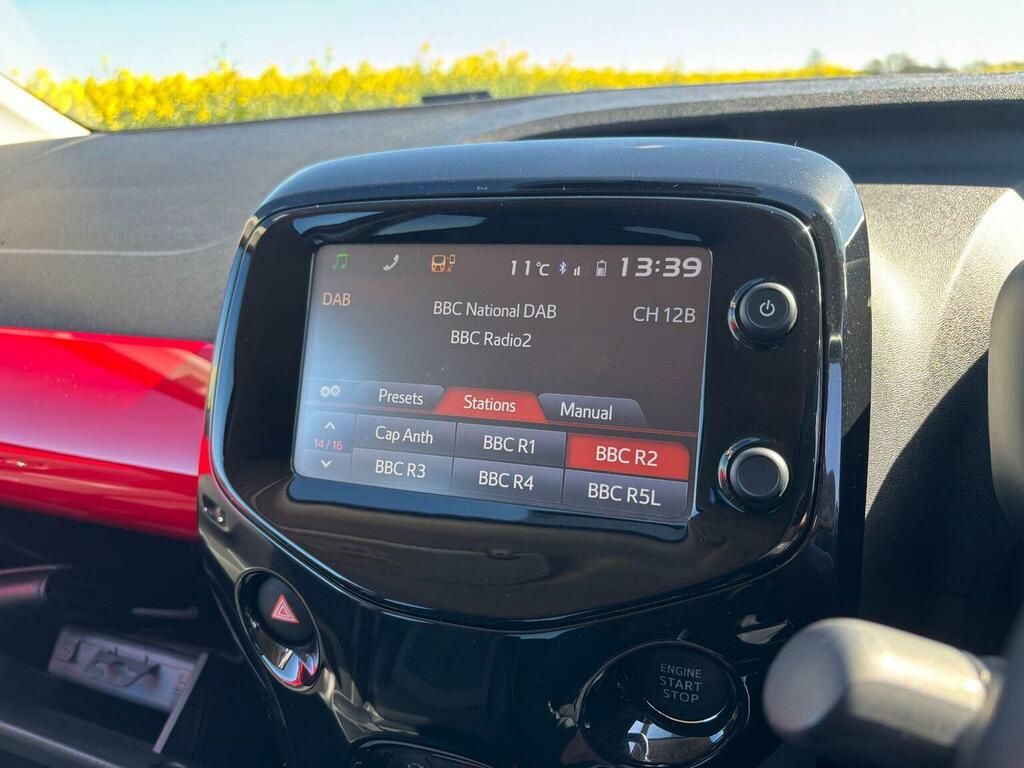 Toyota Aygo Hatchback Red #17