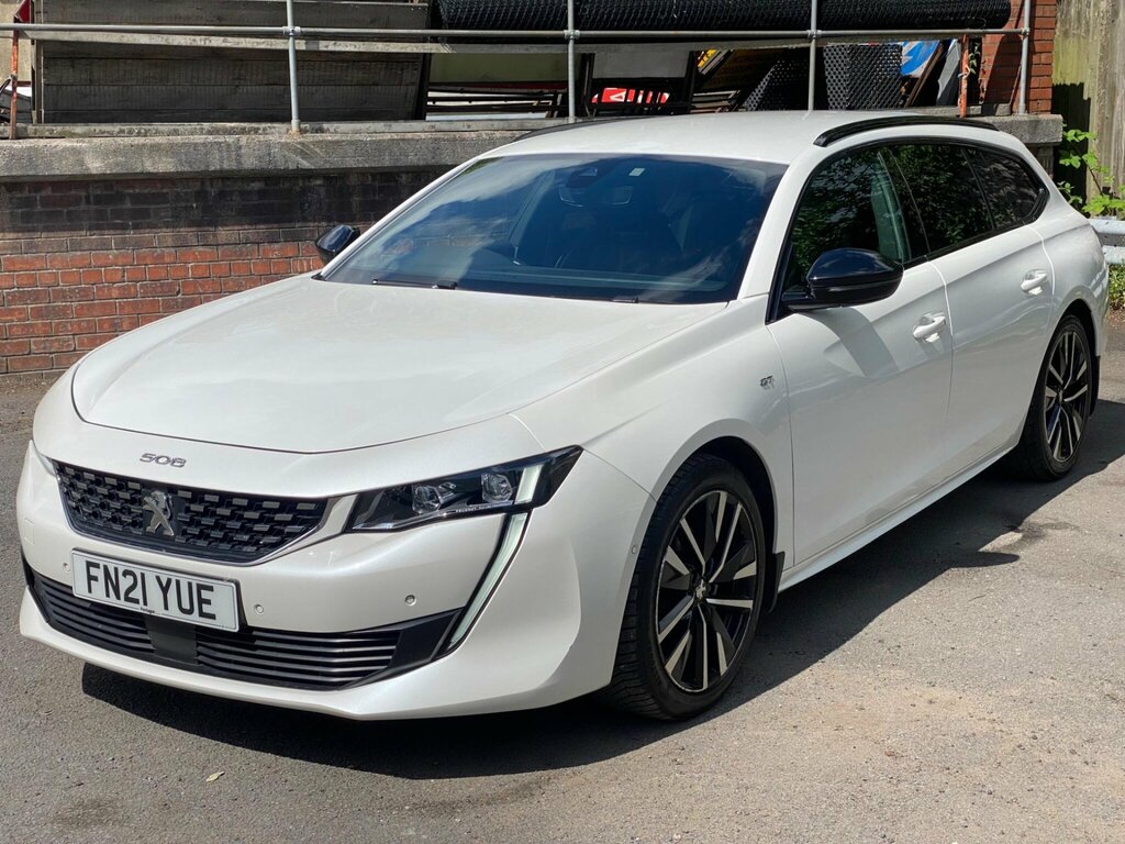 Peugeot 508 SW 1.5 Bluehdi Gt Eat Euro 6 Ss White #2