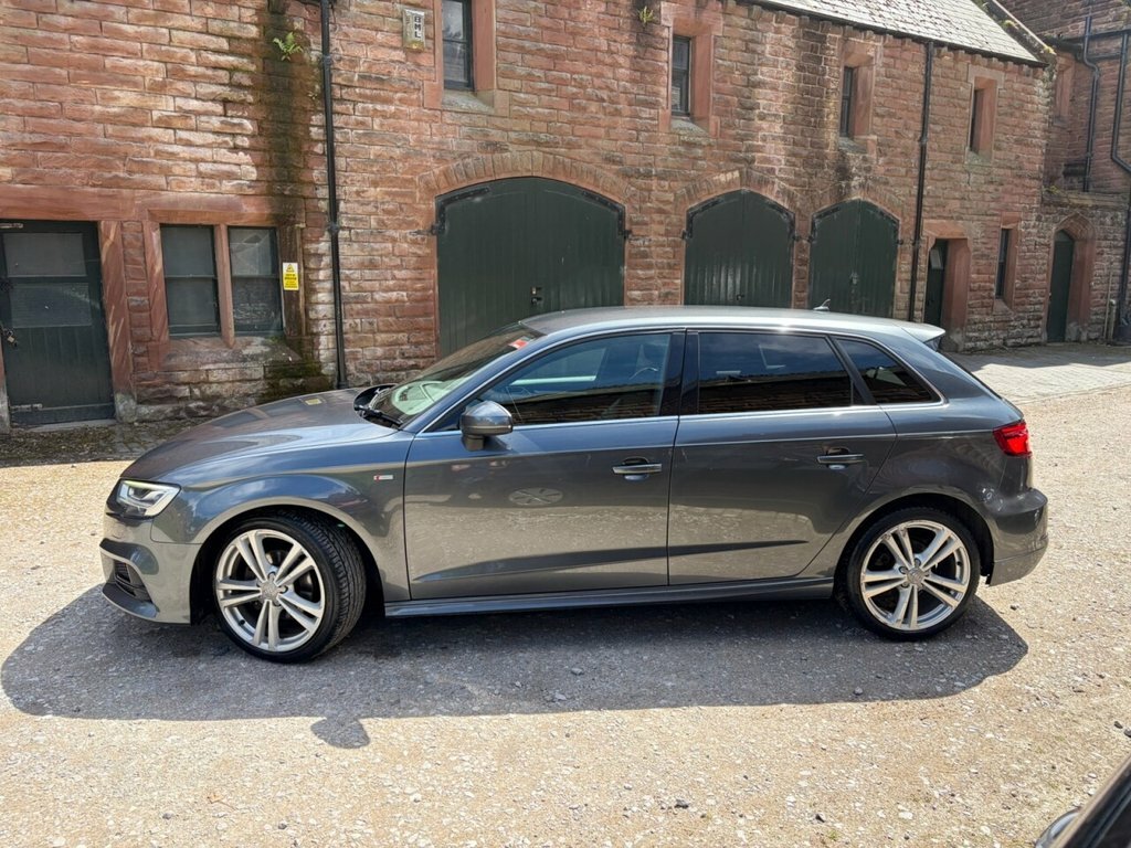 Audi A3 2.0 Tdi S Line Sportback S Tronic Euro VF17UKX Grey #4