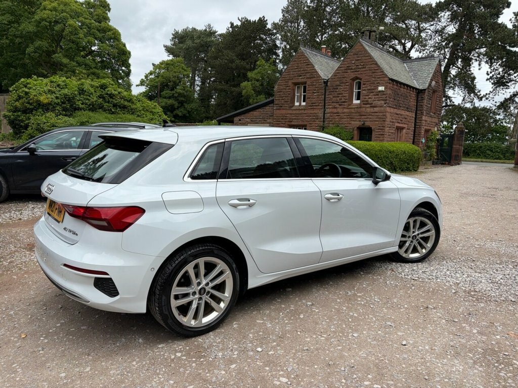 Audi A3 1.4 Tfsie 40 Sport Sportback Plug-in Hy WM21FNH White #6
