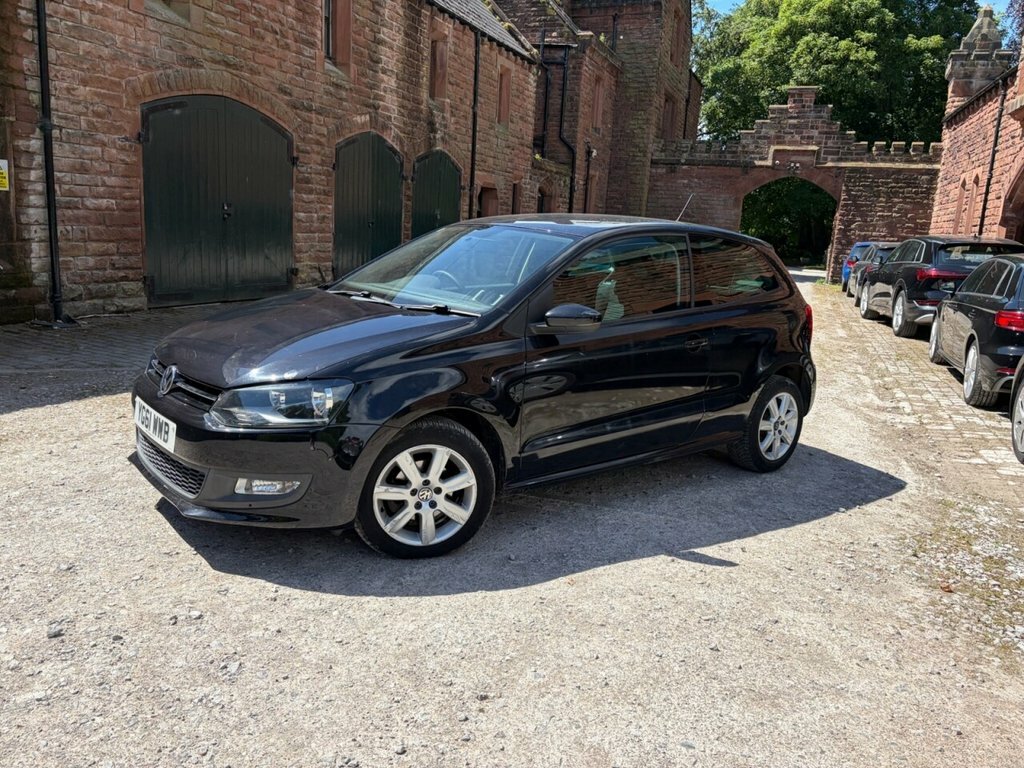 Volkswagen Polo 1.2 Match Hatchback Euro 5 60 P YG61WWB Black #3